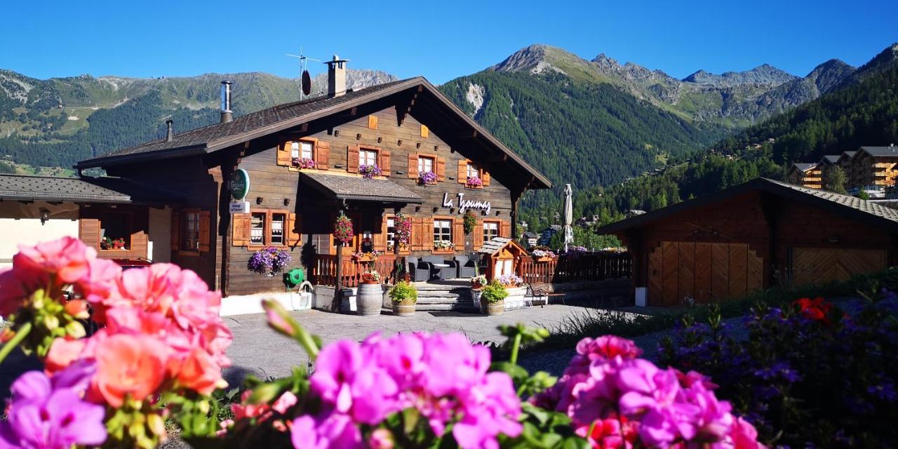 Auberge La Tzoumaz Dış mekan fotoğraf